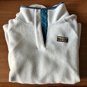 LL Bean Women’s Tumbled Sherpa, Quarter Snap